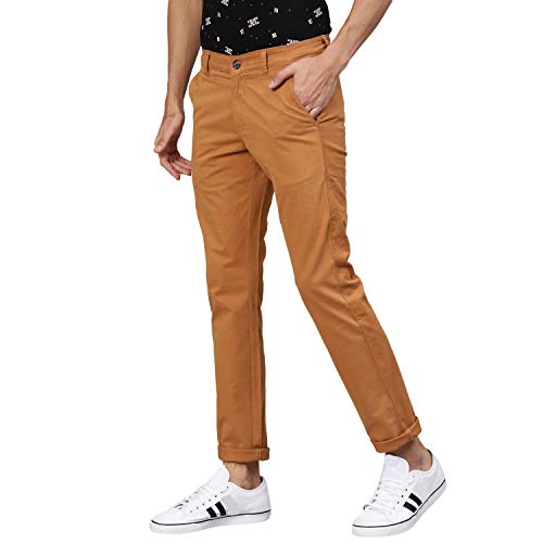 Image of Urbano Fashion Men's Slim Fit Mid Rise Pants