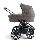 X-lander Kinderwagen 2 in 1 X-Move Komplettset Buggy Babywanne Kombikinderwagen Baby Kinderwagen mit Luftreifen Baby stroller Kinderwagen Set Gelände (Evening grey)