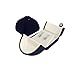 Svea Display Navy Blue Velvet Premium Grade Jewelry Box for Earrings Necklace Double Layer Modern Unique Design Packaging Gift for Her (Jewelry is not included)