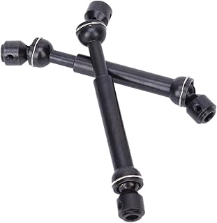 Eixo de transmissão, eixo de transmissão traseiro Boa compatibilidade Estrutura de três seções para Traxxas Slash 4X4 SLA018(Preto (88-113mm))