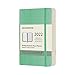 Produktbild Moleskine Monatskalender 2022, 12 Monate Monatsnotizkalender, Notizbuch mit weichem Einband, Format Pocket 9 x 14 cm, Farbe eisgrün, 128 Seiten