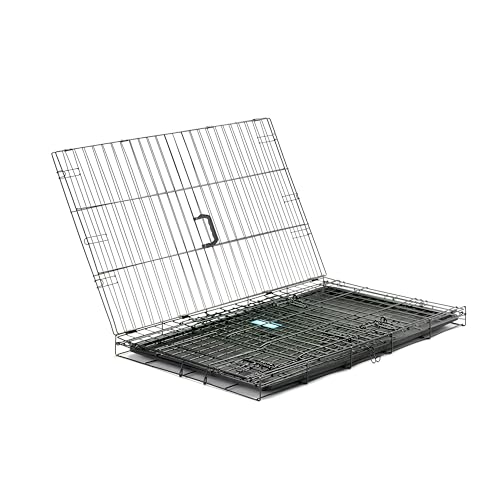 Carlson Secure and Compact Double Door Metal Dog Crate, Intermediate with Divider Panel