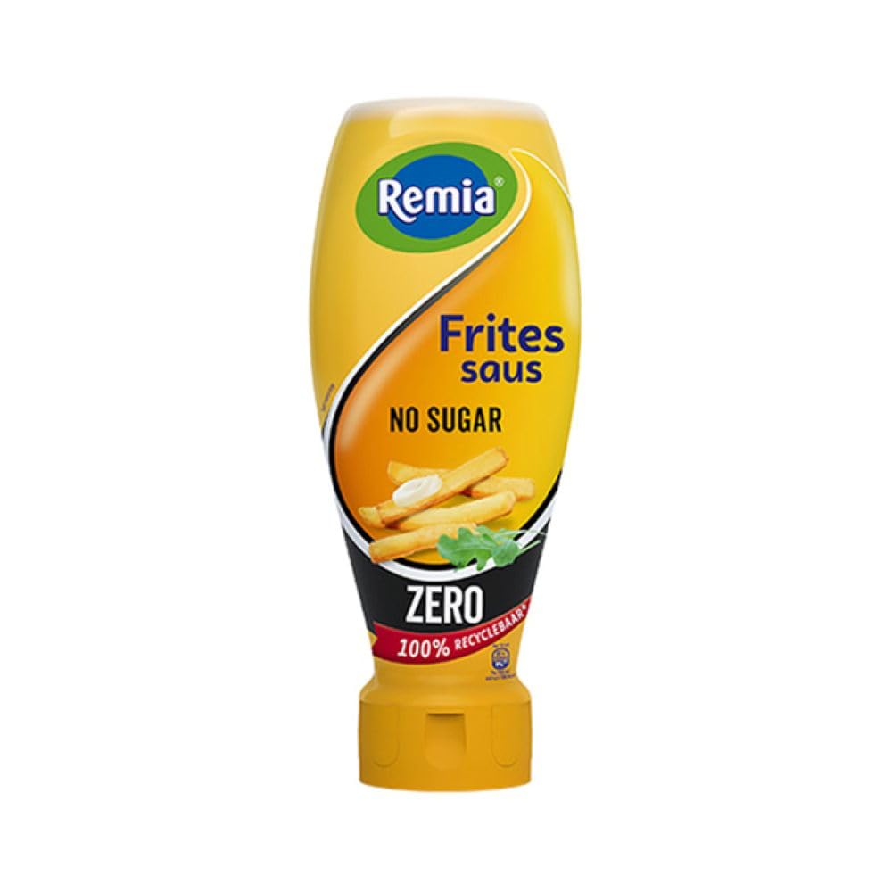6 X FRITES SAUS ZERO SUGAR - FRITTENSAUCE - POMMESSAUCE ZUCKERFREI - 6 X 500 ML - BY REMIA