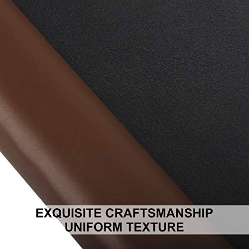 Premium PU Faux Leather Fabric – 54"x36" Sheets for DIY Crafts, Upholstery, Handbags, and More – Durable 1.25mm Coffee Synthetic Leather 4 Premium PU Faux Leather Fabric – 54"x36" Sheets for DIY Crafts, Upholstery, Handbags, and More – Durable 1.25mm Coffee Synthetic Leather - Image 3