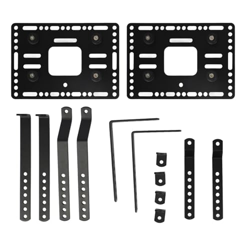 KIMISS Soportes de Montaje para Alforjas Duras de Motocicleta Universal, Liberación Rápida Izquierda/Derecha para Caja Lateral de 18L, Compatible con la Mayoría de Motos miniatura 4