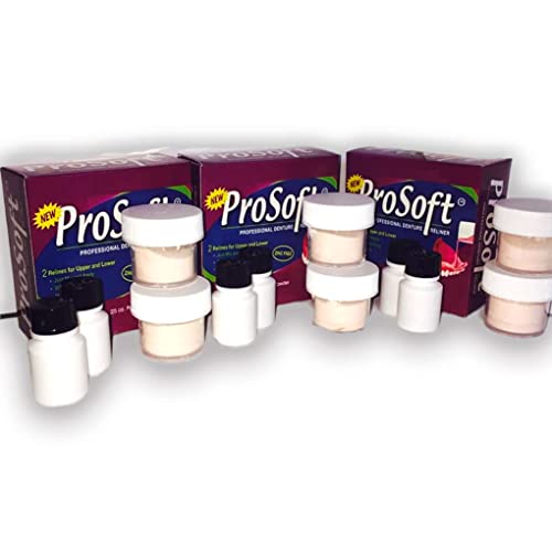 Prosoft Denture Reliner - 3 Pack (Will Reline 6 Individual Denture Plates) - Thumbnail 6