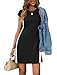 Sampeel Womens Summer Dresses 2026 Fashion Sundresses Vacation Outfits Black Work Dress XL