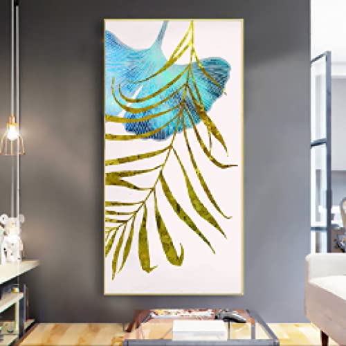 Affiches sur Toile Feuille de Palmier pour Salon Moderne Décoration Chic 90x180