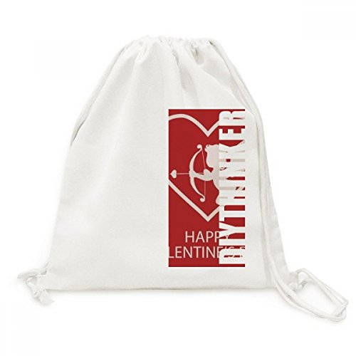Sac à dos cordon en toile robuste Ange Blanc pour éviter les sacs lourds