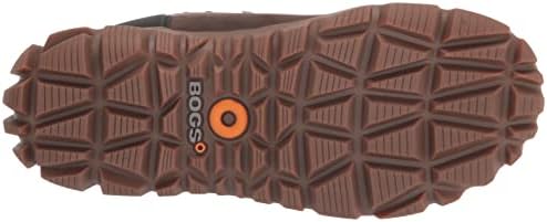 BOGS Men's Arcata Urban Leather Mid Winter Boot, Chocolate, Size 11 | Image 3