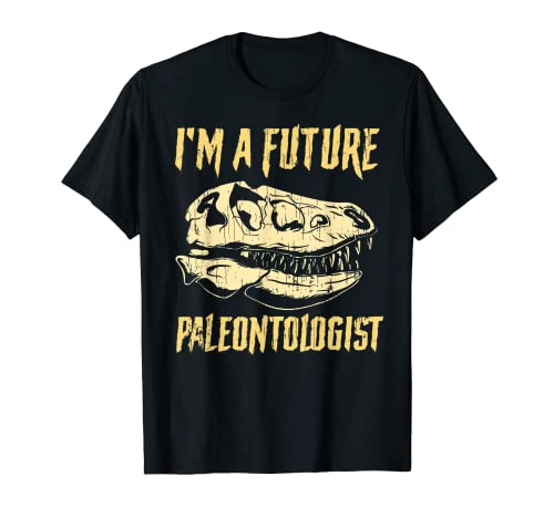 Funny future paleontologist gift for kids boys paleontology t-shirt