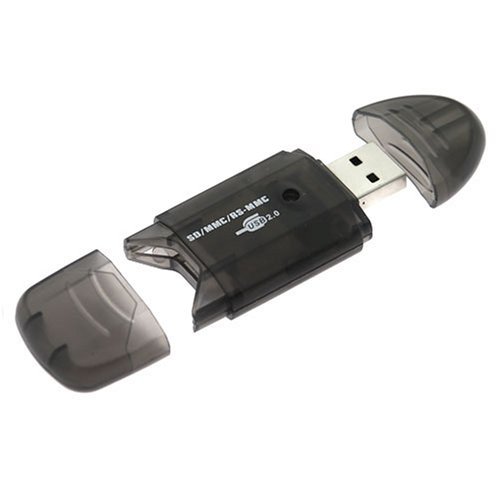 Sanoxy 4 In 1 Mini Usb 2.0 Memory Card Reader Writer Sd Minisd Mmc Mobile Rsmmc - Compatible With Sony, Sandisk, Toshiba, Lexar #TOP2