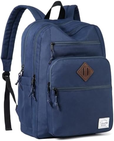 VASCHY School Backpack for Women, Unisex Bookbag Schoolbag Casual Daypack for High School/College/Teens/Travel/Work