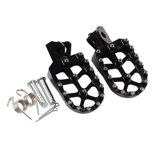 Repose-pied moto robuste en acier noir pour Kawasaki KLX150BF