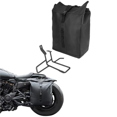 Sacoche latérale moto étanche avec support pour selle voyage Sportster S
