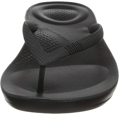 Fitflop Women's Iqushion Flip Flop-Solid, All All Black, 8 M Us #TOP1