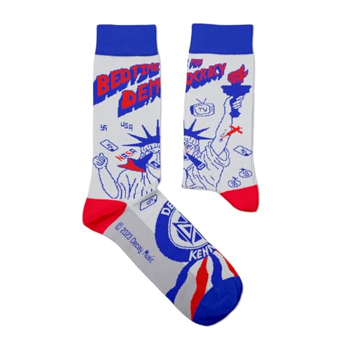 Chaussettes Dead Kennedys noires motif album punk rock streetwear vintage pour homme et femme