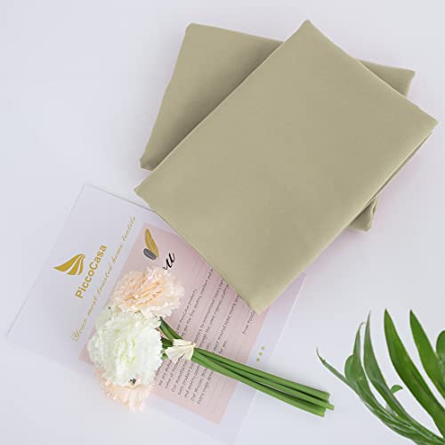 Taie oreiller long kaki 50 x 140 cm pour un sommeil de côté confortable - 5