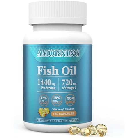 AMORNING Omega-3 Fish Oil Softgels Cover