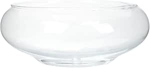VOSAREA Clear Glass Bubble Bowl - 5.89×5.89×2.36in Multi-Use Vase For Hydroponics, Fish Habitat & Wedding Centerpieces