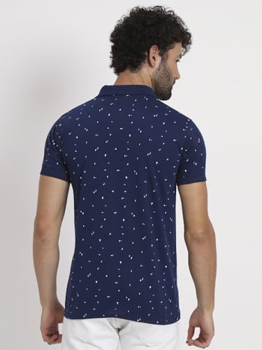 Image of Men Cotton Half Sleeves Regular FIT Polo T-Shirt