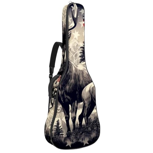 Housse de protection pour guitare acoustique 41 pouces étanche et antichoc avec poche