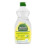 Umweltschonendes Geschirrspülmittel – die Flasche besteht aus 100 Prozent recyceltem Plastik und ist zu 100 Prozent recycelbar
