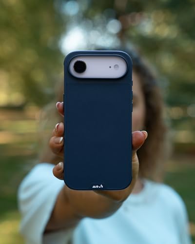 Image of Mous for iPhone Air Case, Compatible with MagSafe - Limitless - Protective Magnetic Cover for iPhone Air - Shockproof, Full Camera Protection, Anti-Scratch Back, Marine Blue