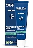 WELEDA Bio FOR MEN Feuchtigkeitscreme – frische Naturkosmetik Männer Gesichtscreme Hautpflege für trockene & empfindliche Haut. Schnell einziehende Herren Gesichtspflege mit Jojobaöl & Sesamöl (30ml)