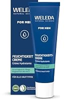 WELEDA Bio FOR MEN Feuchtigkeitscreme – frische Naturkosmetik Männer Gesichtscreme Hautpflege für trockene & empfindliche Haut. Schnell einziehende Herren Gesichtspflege mit Jojobaöl & Sesamöl (30ml) – Ansicht 1