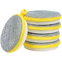Double Sided Dishwashing Sponge, Premium Kitchen Cleaning Tools with Dual-Action Scrubber, Non-Scratch Sponge for Pots, Pans & Dishes