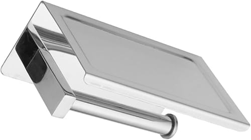 Soporte para toallas de papel, soporte para toallas de papel higiénico, soporte para toallas de papel de acero inoxidable, soporte adhesivo para