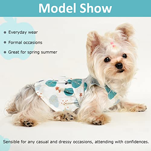 Xs Dog Clothes - Dog Clothes For Small Dogs Girl - Dog Dresses -Puppy Clothes For Small Dogs - Teacup Chihuahua Dog Clothes - Summer Princess Dog Dress Pet Puppy Cat Apparel Dog Birthday Outfit #TOP3
