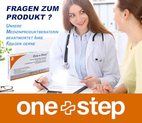 2 x One+Step TSH Test I Schilddrüsentest für zuhause I Test Schilddrüsenunterfunktion und Schilddrüsenüberfunktion I Selbsttest TSH I Schnelles und genaues Ergebnis