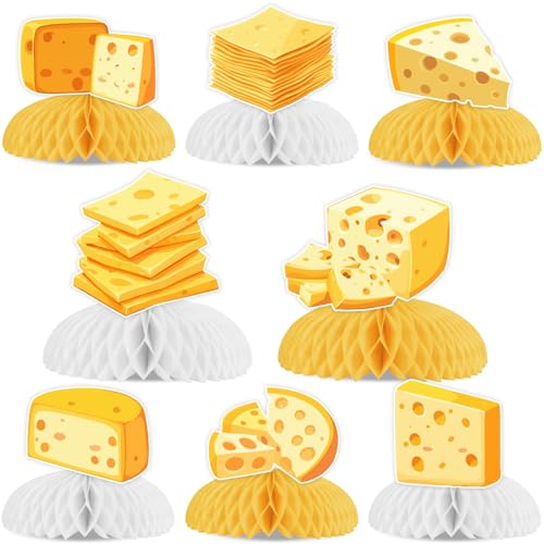 Kit au fromage en nid d'abeille Sursurprise de 8 pièces volumineuses pour table festive
