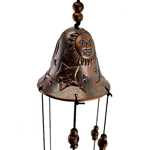 Metal Wind Chimes For Outside 29.5" Aluminum Sun Bells Wind Chimes For Indoor Outdoor Rustic Wind Chimes For Garden Patio Home Decor (Copper) #TOP6