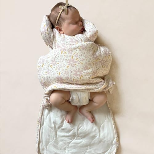 Image of GUNAMUNA Baby Swaddle Sleep Sack, Ultra-Soft Fabric, WONDERZiP for Easy Changes, Arms In or Out, 0.5 TOG