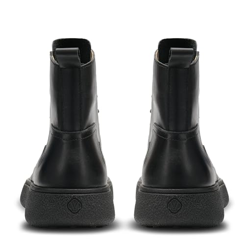 Image of Men's Business Casual Ankle Boots, Stylish Lace-Up Leather Dress Boots for Office and Daily Commute