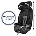 Harmony Defender 360 MAX with SIP Harnessed Booster Seat 3-in-1 Combination Deluxe Car Seat, Machine Washable Cover, for Children 26.5–120 lbs., 27–57 in - Black