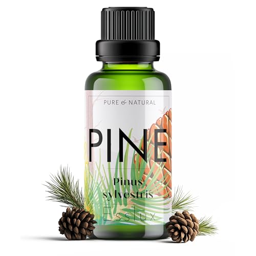 Image of Esslux Pine Essential Oil, ESSLUX Aromatherapy Oils for Diffuser, Massage, Soap, Candle Making, Perfume - 120 ML