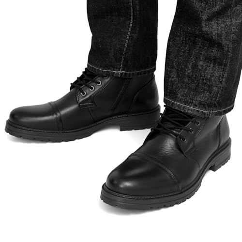 Image of JACK & JONES mens Jfwdexter Leather Boot Sn