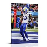 DENMIEX Kyren Williams Football Stars Poster Picture Print Canvas Wall Paint Arts Decor Modern Home Artworks Gift Idea 12x18inch(30x45cm)