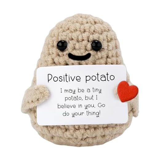 P I X I E Positive Potato Idea Regalo Donna Compleanno | Portafortuna Crea e Rafforza Legami - Regali Personalizzati e Originali - Pensiero per Natale, Sorella, Amica - Gadget Casa Carino e Simpatico