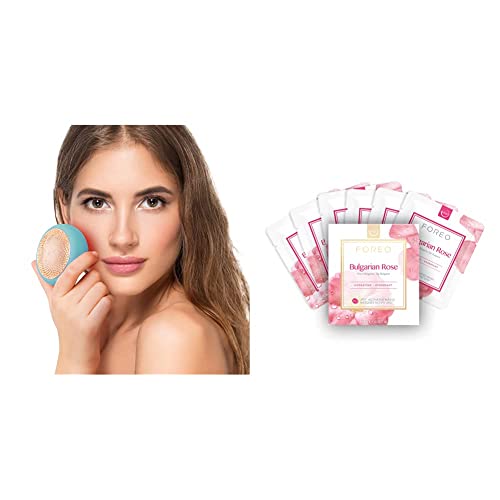Foreo Ufo 2 Tratamiento De Máscara Led Facial, Espectro Completo Luz Led, Terapia De Luz Led + F9281 Mascarilla Activa Ufo Bulgarian Rose, bulgarian rose