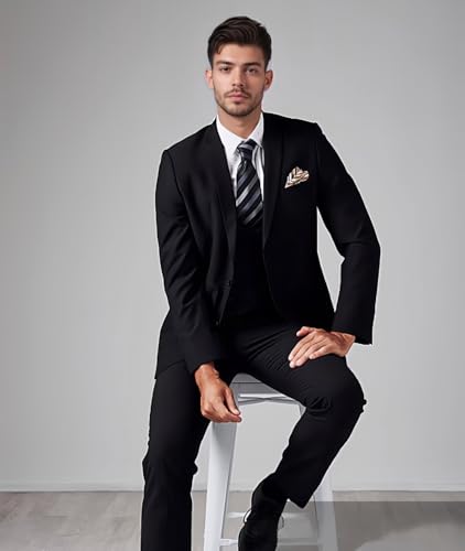 Men's Formal Pants Slim Fit Work Dress Pants Casual Trousers Business Suit Formal Pants with Pockets4