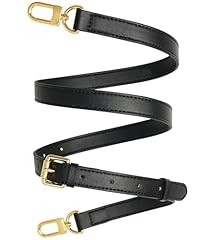 Black-leather Crossbody Strap