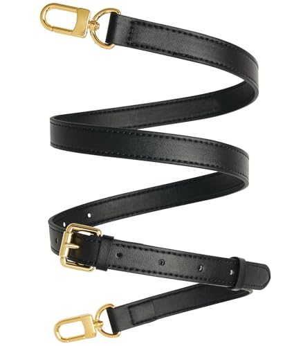 Image of Vachetta Leather purse strap Genuine Leather Adjustable Replacement Strap for Shoulder Bag Handbag Purse