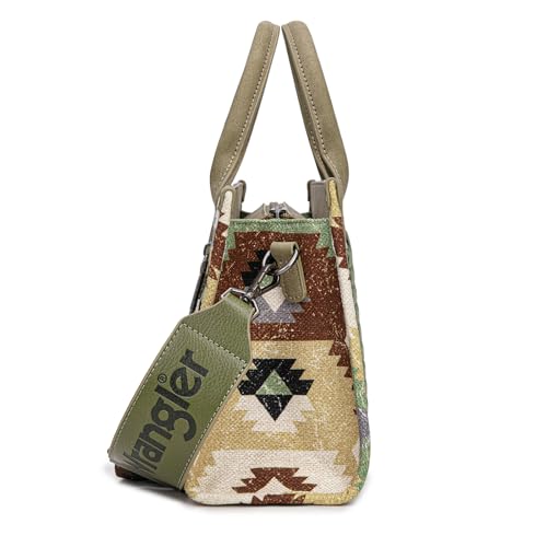 Image of Wrangler Purse Western Aztec Tote Bag Women Top Handle Handbags with Detachable Strap | Western