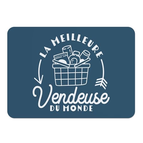 Napperons bleu en liège lot de 4 grands sets de table souples - 2