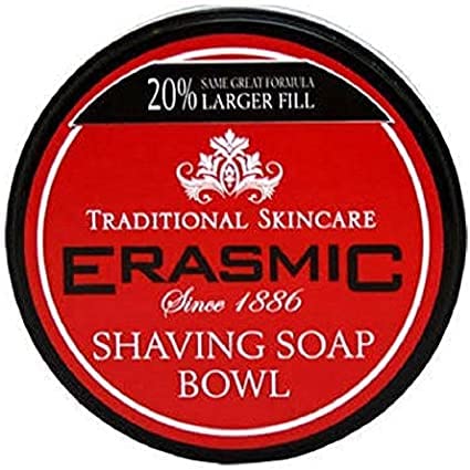 3 confezioni di sapone da barba Erasmic, 90 g